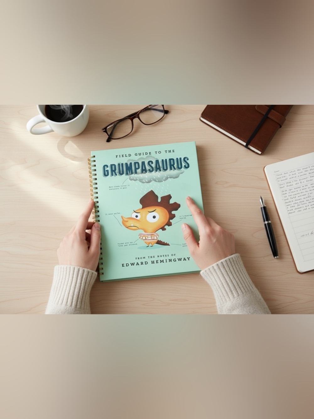 Field Guide to the Grumpasaurus‎ Kids Hardcover Book Dinosaur Story Hemingway
